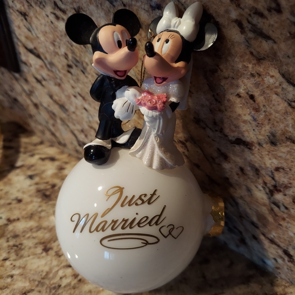Disney 1st Christmas Mickey & Minnie Mouse Ornament